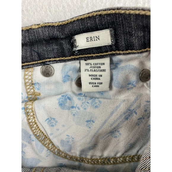 Abercrombie & Fitch Jeans Womens 0 Grey Erin Distressed Denim Stretch Pockets - Picture 13 of 15